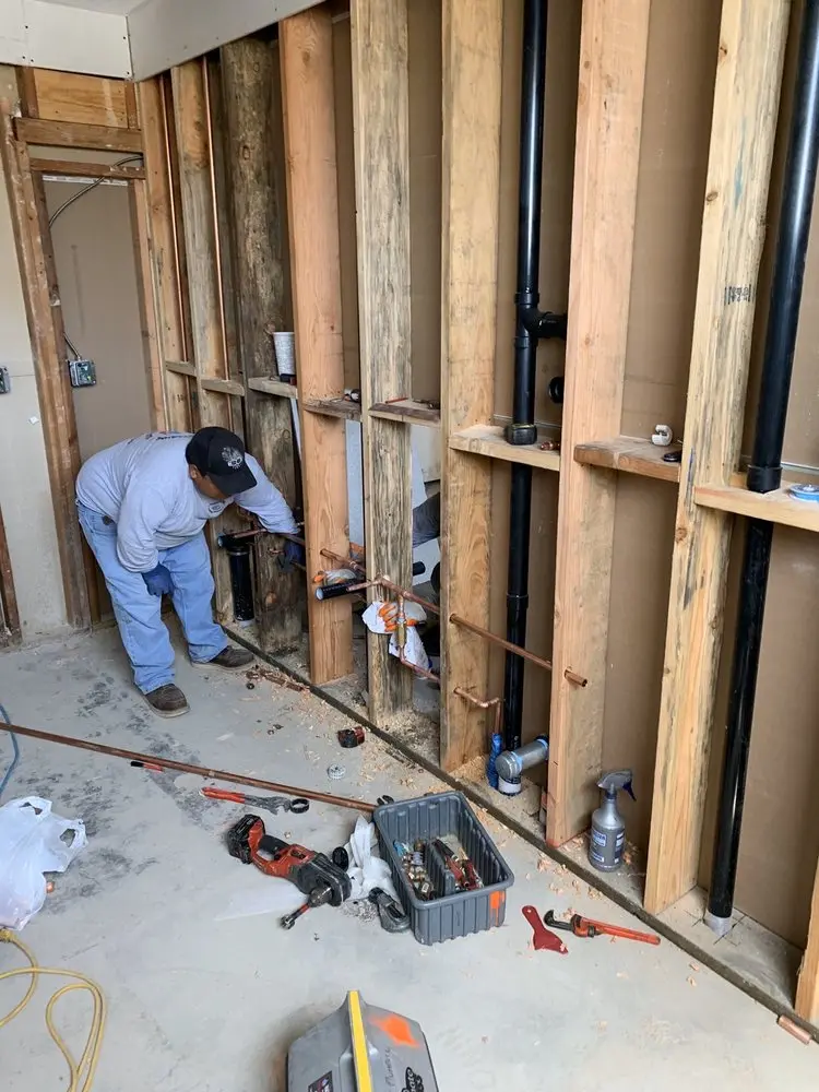 Commercial rough-in plumbing for Gas Line Repair in Canal Winchester